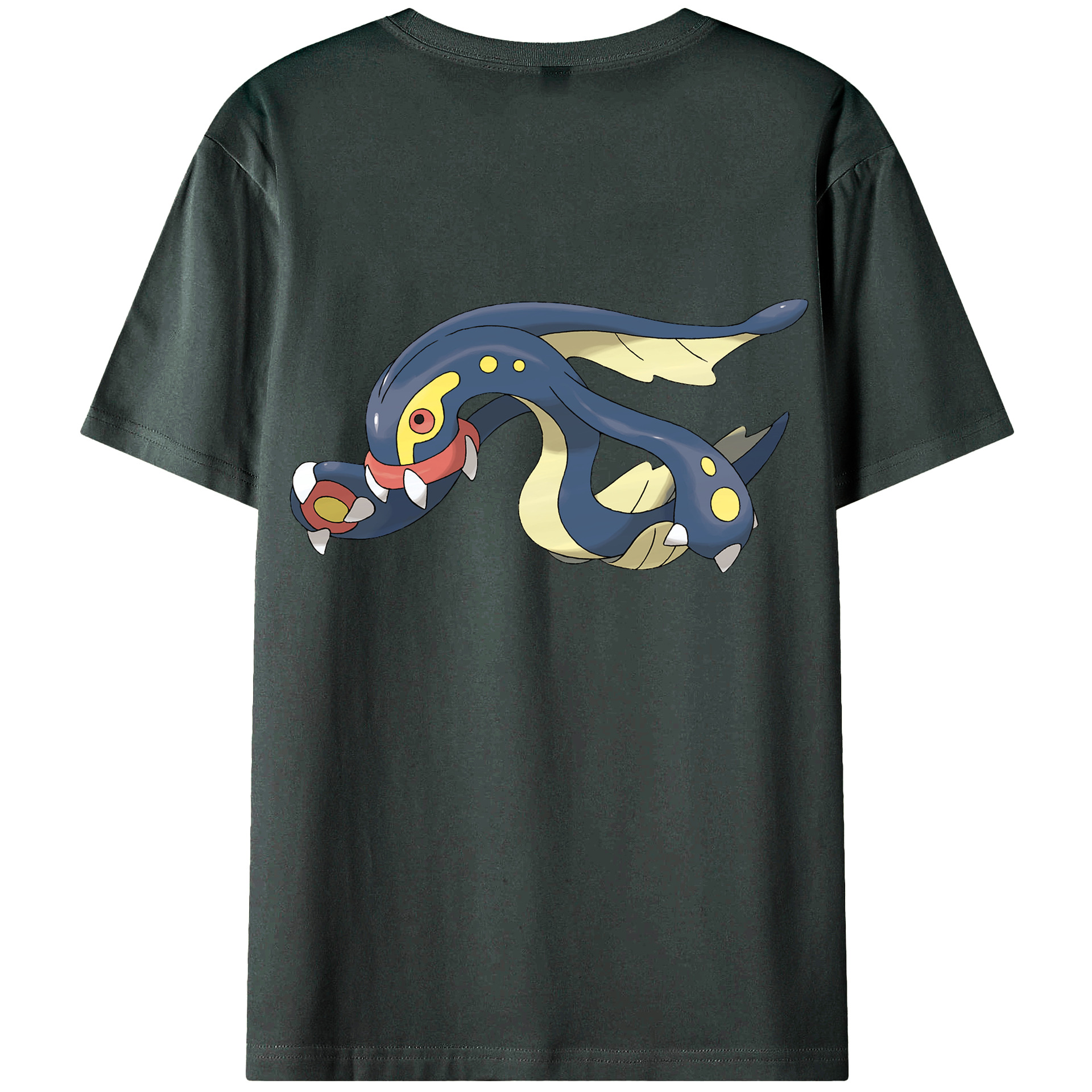 （画像用） ポケットモンスター Pokémon 綿100％ メンズ半袖Tシャツ（バックプリント） 通気性